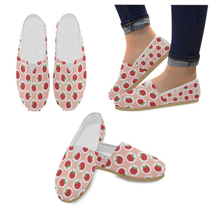 Apple Pattern Print Design AP08 Women Casual Shoes-JorJune.com