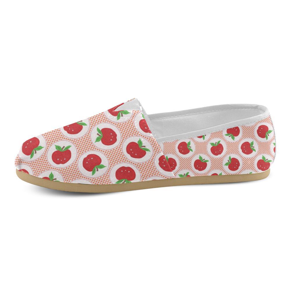 Apple Pattern Print Design AP08 Women Casual Shoes-JorJune.com