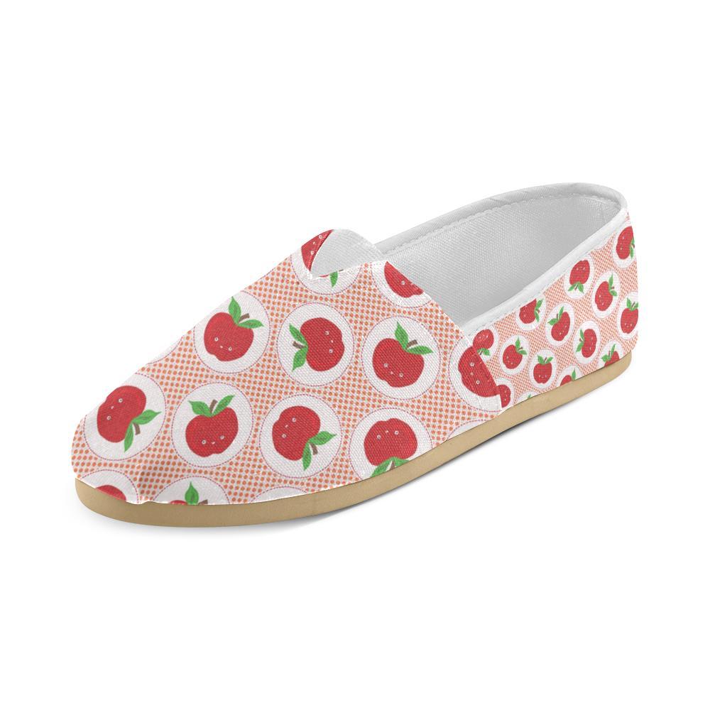 Apple Pattern Print Design AP08 Women Casual Shoes-JorJune.com