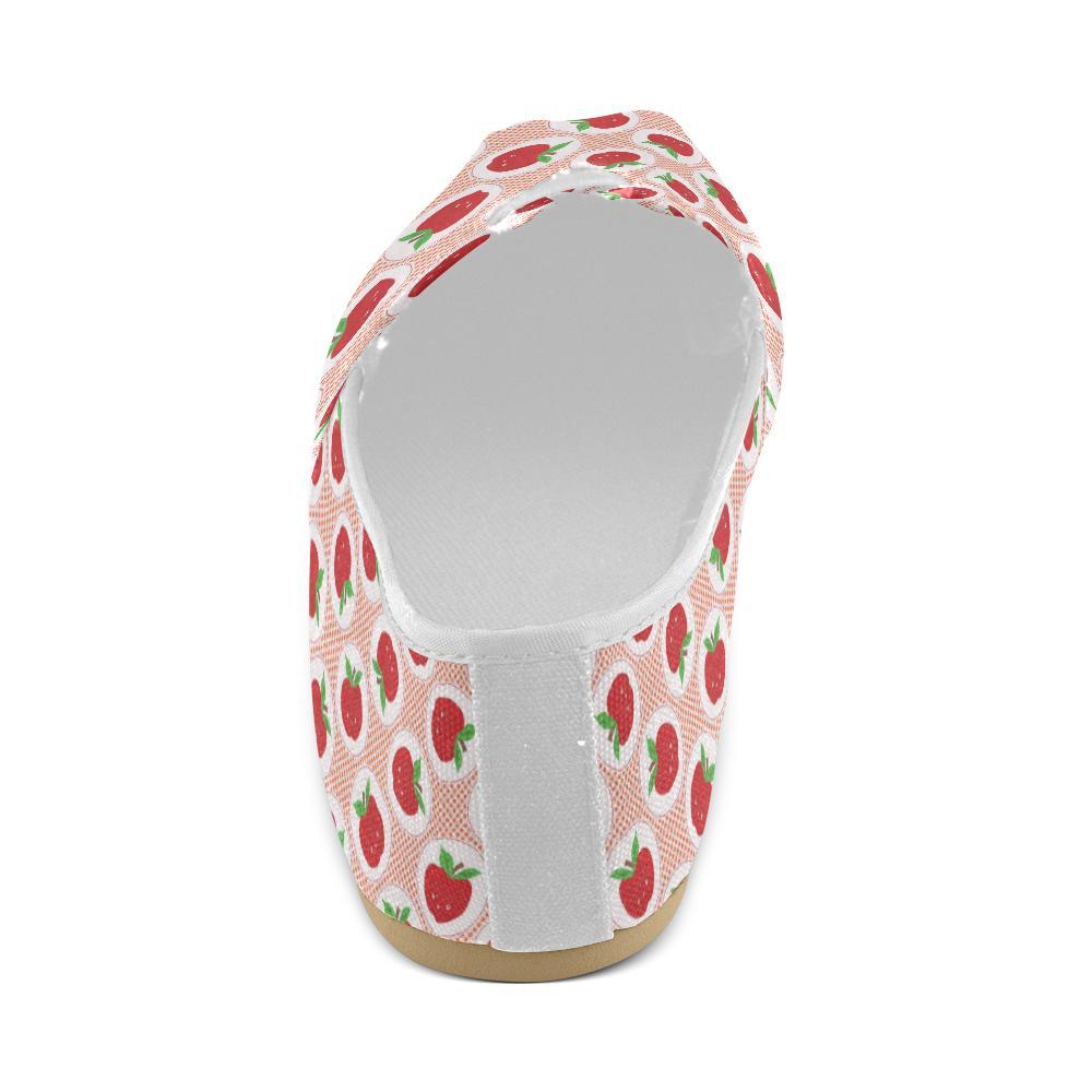 Apple Pattern Print Design AP08 Women Casual Shoes-JorJune.com