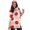 Apple Pattern Print Design AP08 Women Hoodie Dress