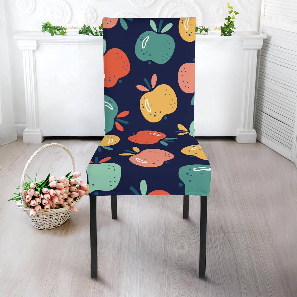 Apple Pattern Print Design AP09 Dining Chair Slipcover-JORJUNE.COM