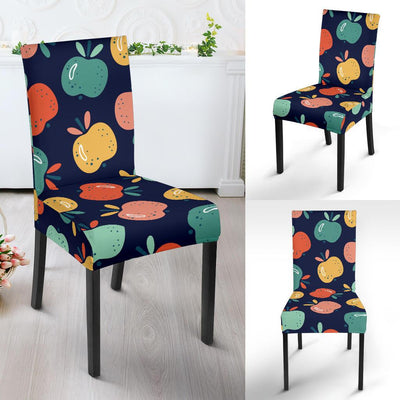 Apple Pattern Print Design AP09 Dining Chair Slipcover-JORJUNE.COM
