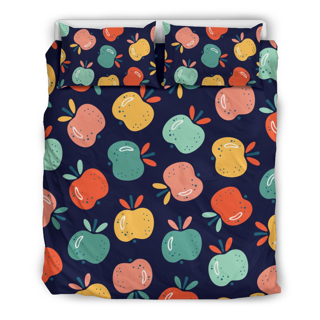 Apple Pattern Print Design AP09 Duvet Cover Bedding Set-JORJUNE.COM