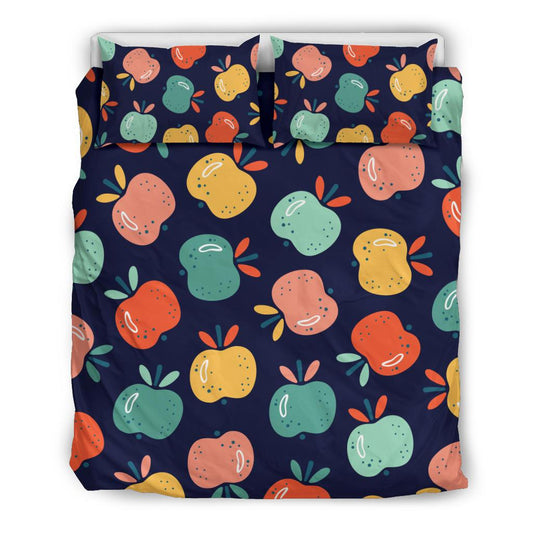Apple Pattern Print Design AP09 Duvet Cover Bedding Set-JORJUNE.COM