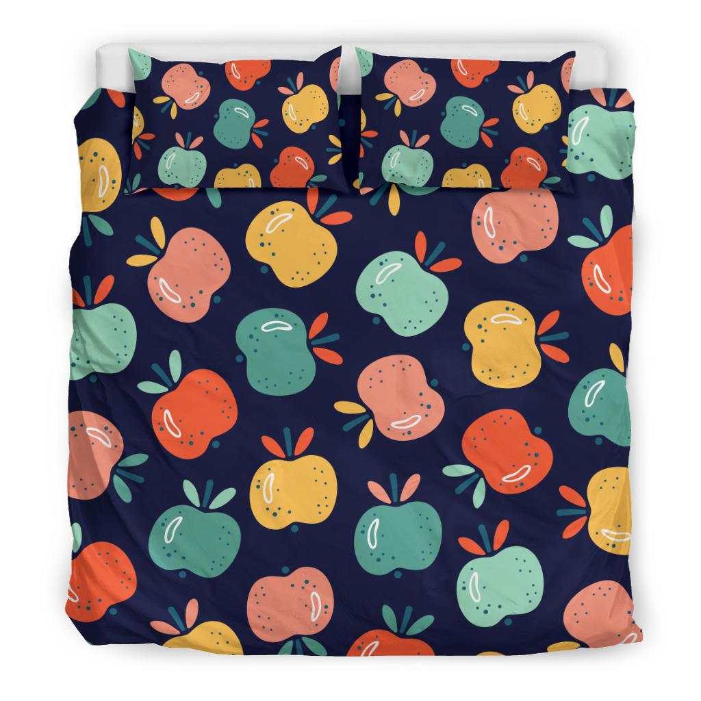 Apple Pattern Print Design AP09 Duvet Cover Bedding Set-JORJUNE.COM