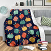 Apple Pattern Print Design AP09 Fleece Blankete