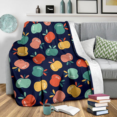 Apple Pattern Print Design AP09 Fleece Blankete