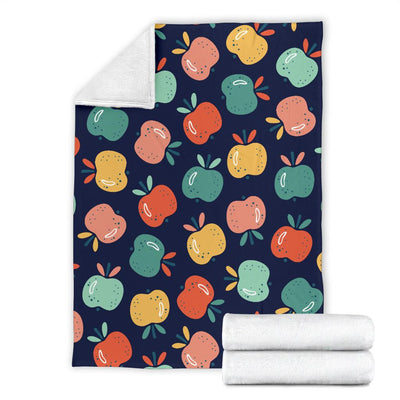 Apple Pattern Print Design AP09 Fleece Blankete