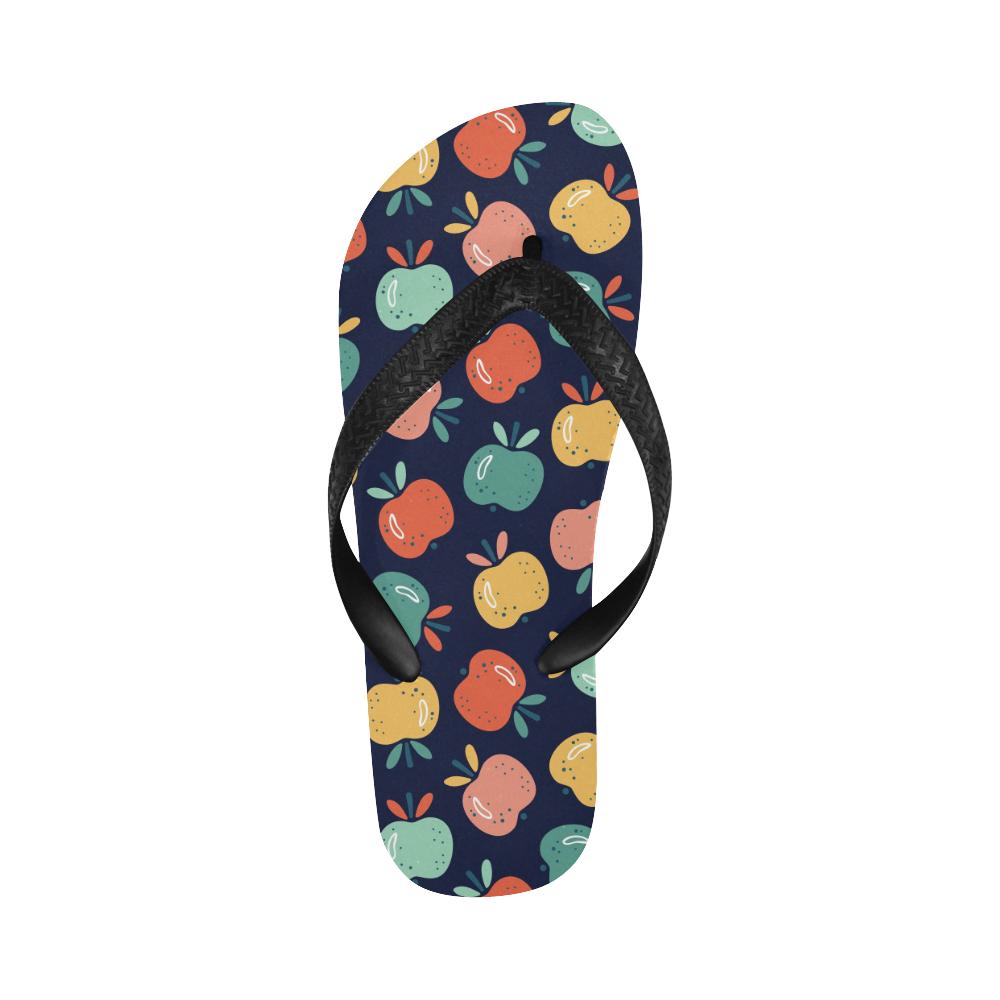 Apple Pattern Print Design AP09 Flip Flops-JorJune