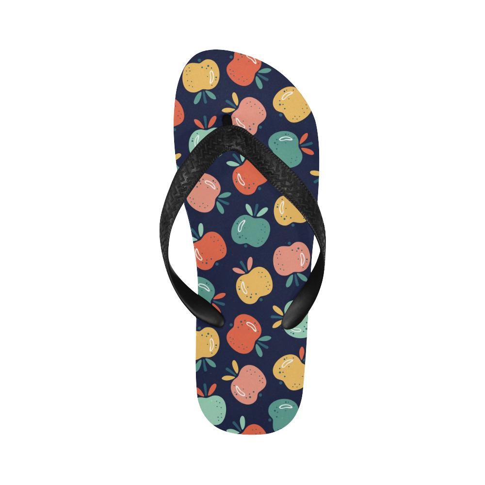 Apple Pattern Print Design AP09 Flip Flops-JorJune