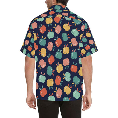 Apple Pattern Print Design AP09 Men Hawaiian Shirt-JorJune