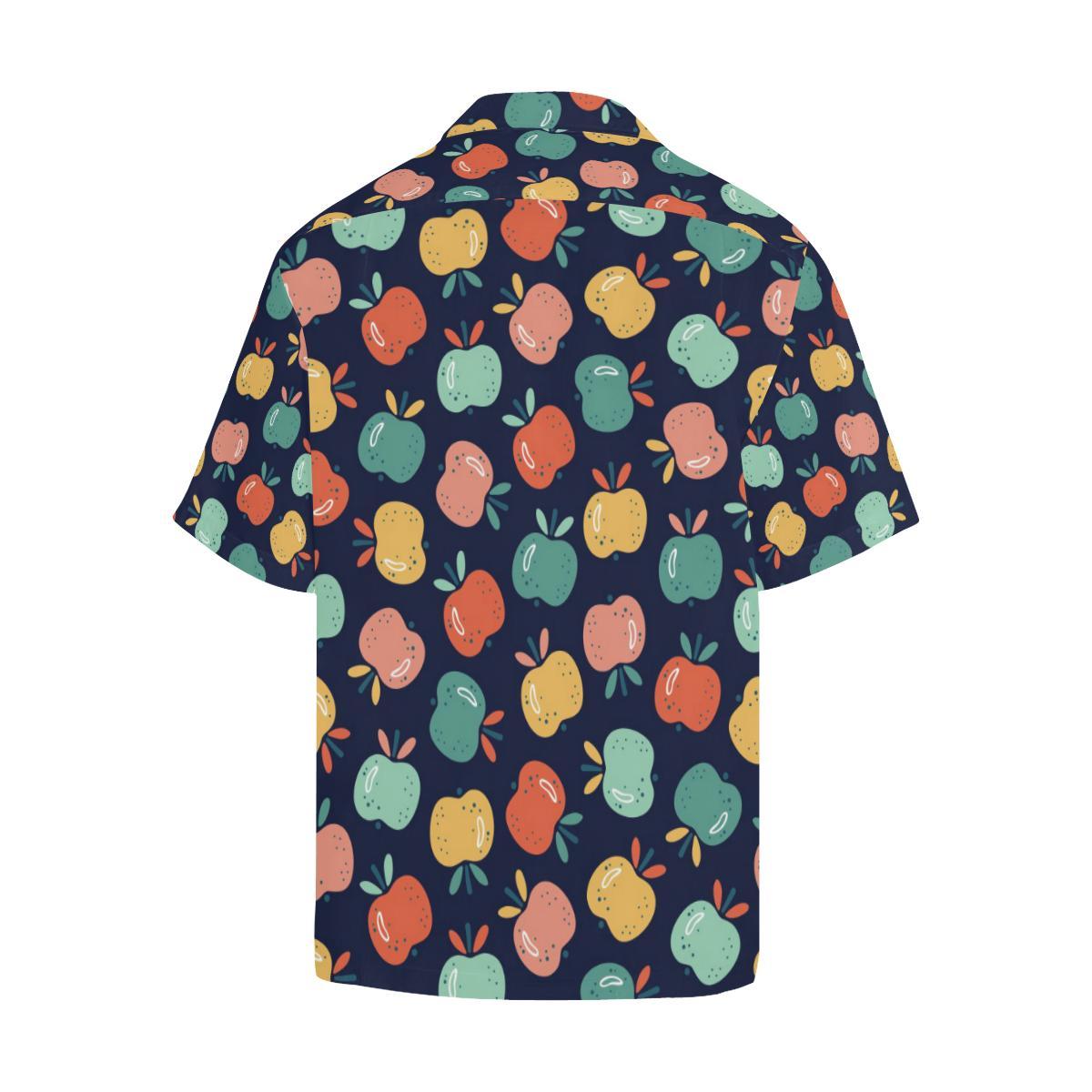 Apple Pattern Print Design AP09 Men Hawaiian Shirt-JorJune