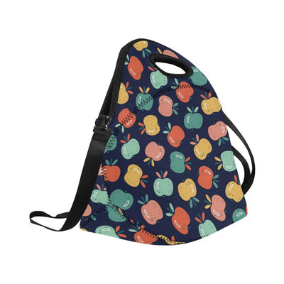 Apple Pattern Print Design AP09 Neoprene Lunch Bag-JorJune