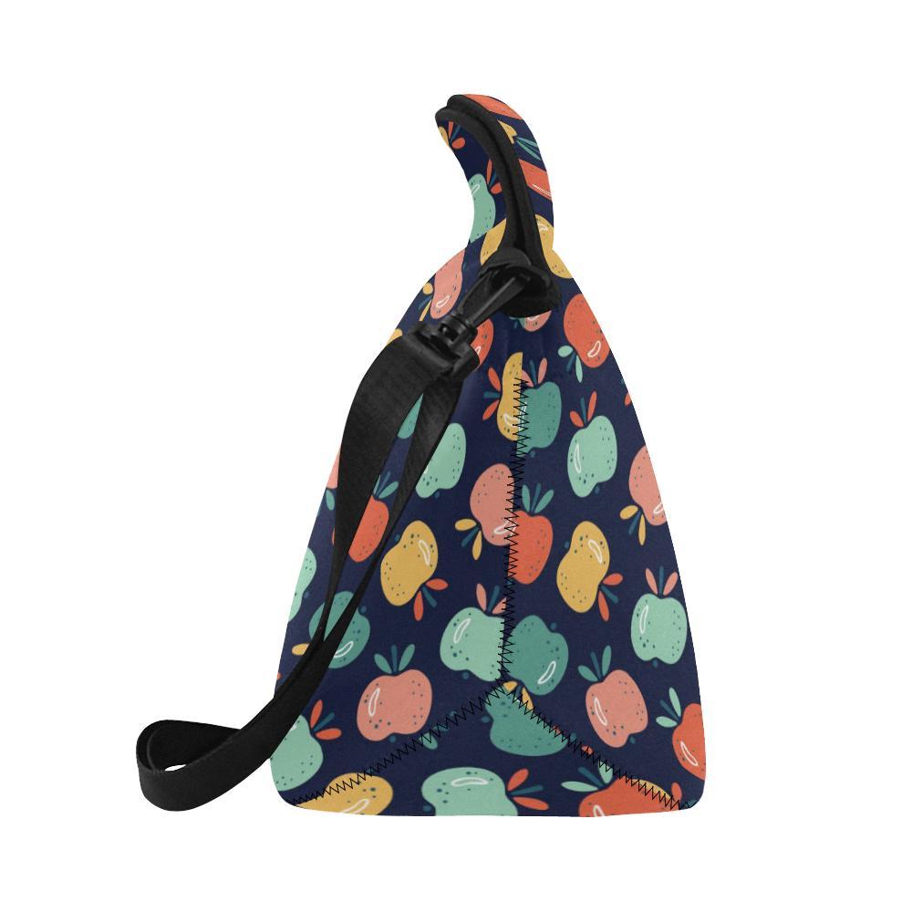 Apple Pattern Print Design AP09 Neoprene Lunch Bag-JorJune
