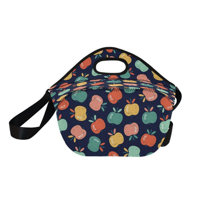 Apple Pattern Print Design AP09 Neoprene Lunch Bag-JorJune
