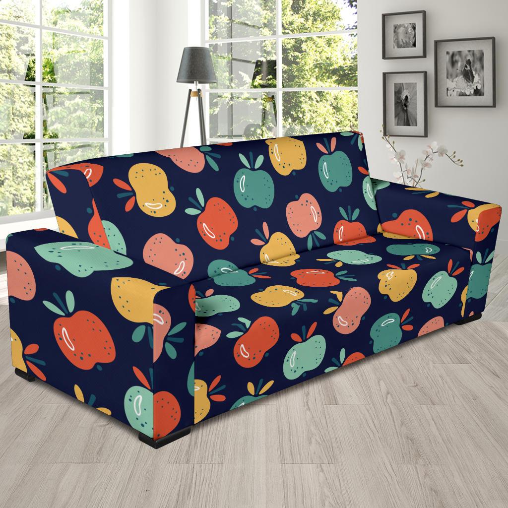 Apple Pattern Print Design AP09 Sofa Slipcover-JORJUNE.COM