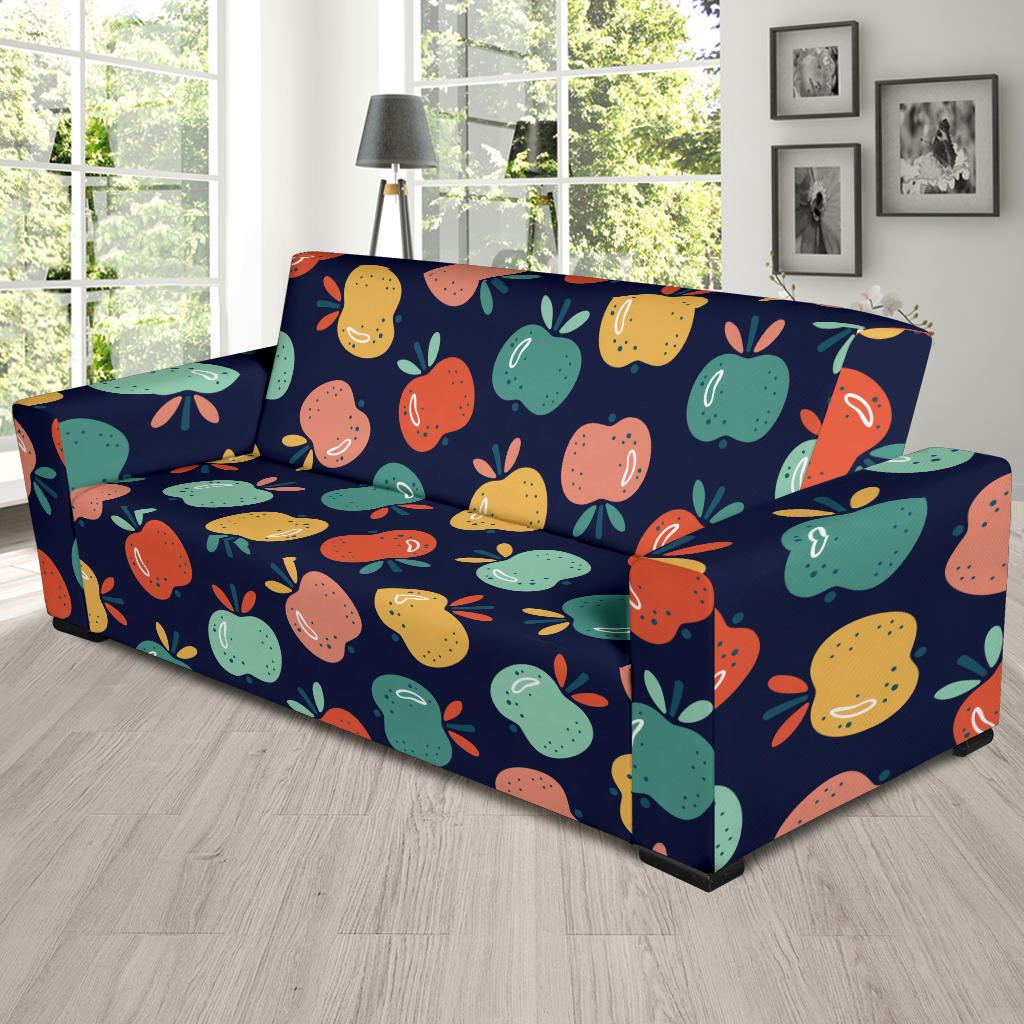 Apple Pattern Print Design AP09 Sofa Slipcover-JORJUNE.COM