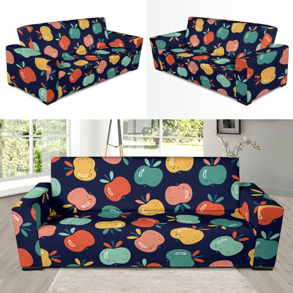 Apple Pattern Print Design AP09 Sofa Slipcover-JORJUNE.COM