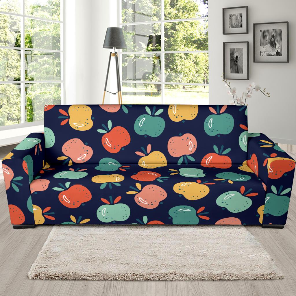 Apple Pattern Print Design AP09 Sofa Slipcover-JORJUNE.COM