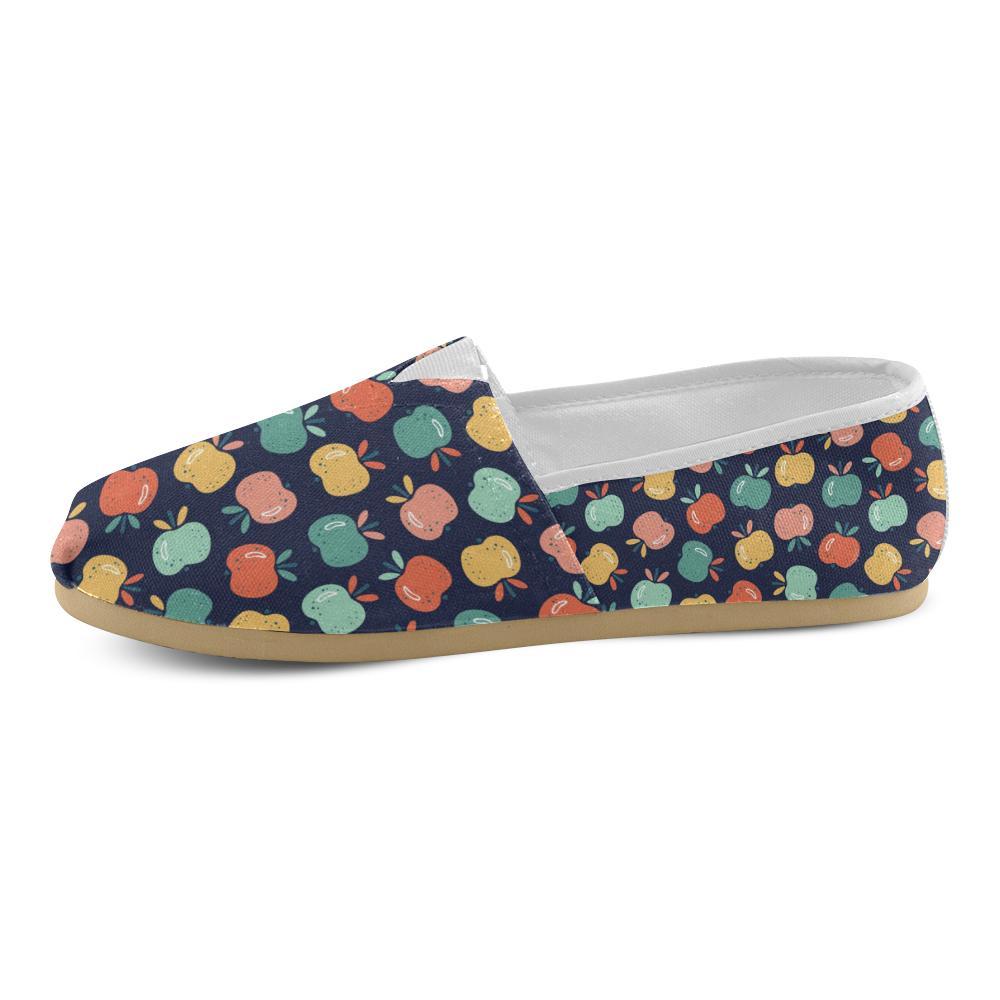 Apple Pattern Print Design AP09 Women Casual Shoes-JorJune.com