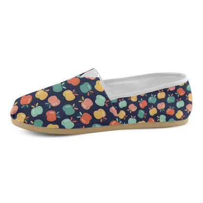 Apple Pattern Print Design AP09 Women Casual Shoes-JorJune.com
