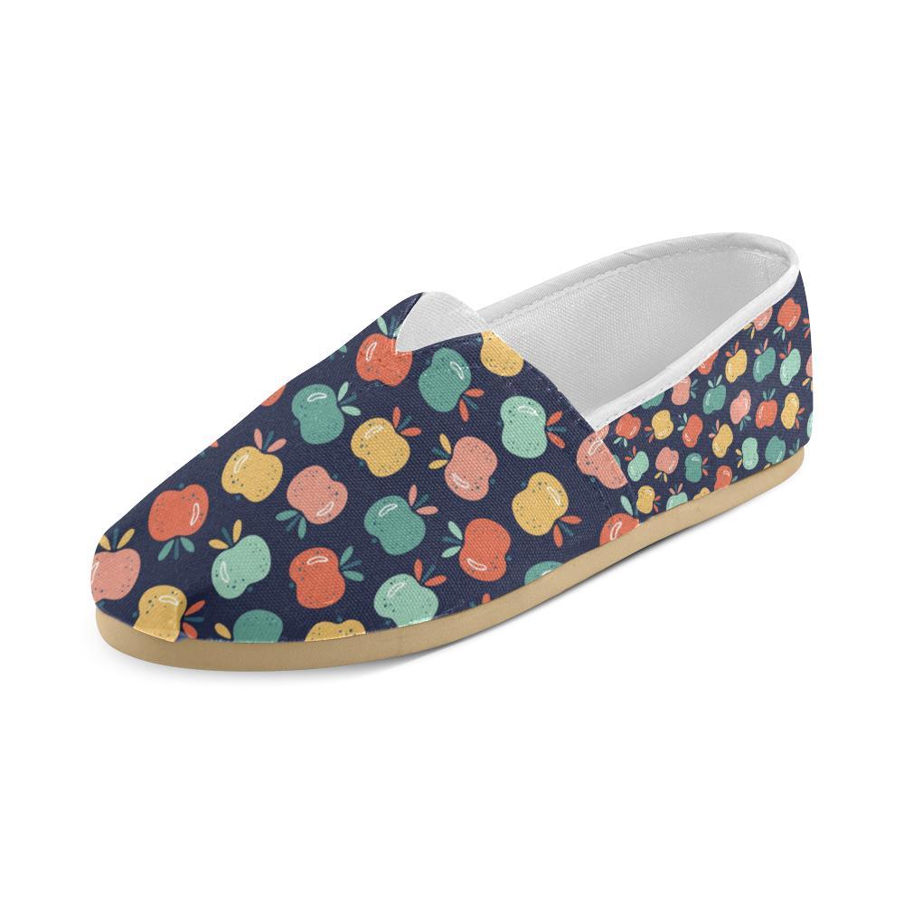 Apple Pattern Print Design AP09 Women Casual Shoes-JorJune.com