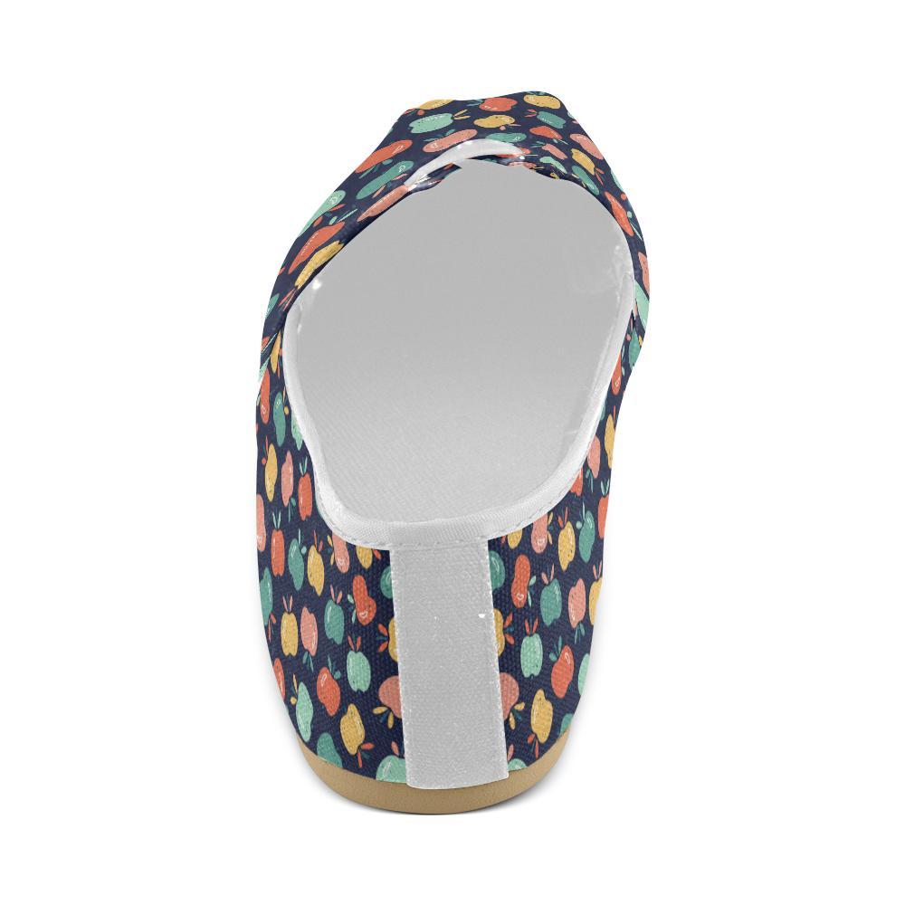 Apple Pattern Print Design AP09 Women Casual Shoes-JorJune.com