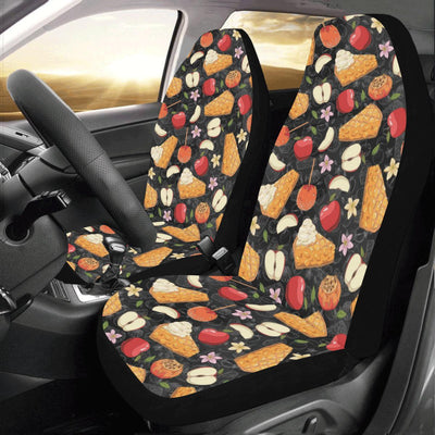 Apple Pie Pattern Print Design 01 Car Seat Covers (Set of 2)-JORJUNE.COM