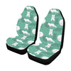 Arctic Fox Pattern Print Design Car Seat Covers (Set of 2)-JORJUNE.COM