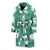 Arctic Fox Pattern Print Design Men Bathrobe-JORJUNE.COM