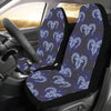 Aries Zodiac Pattern Print Design 01 Car Seat Covers (Set of 2)-JORJUNE.COM