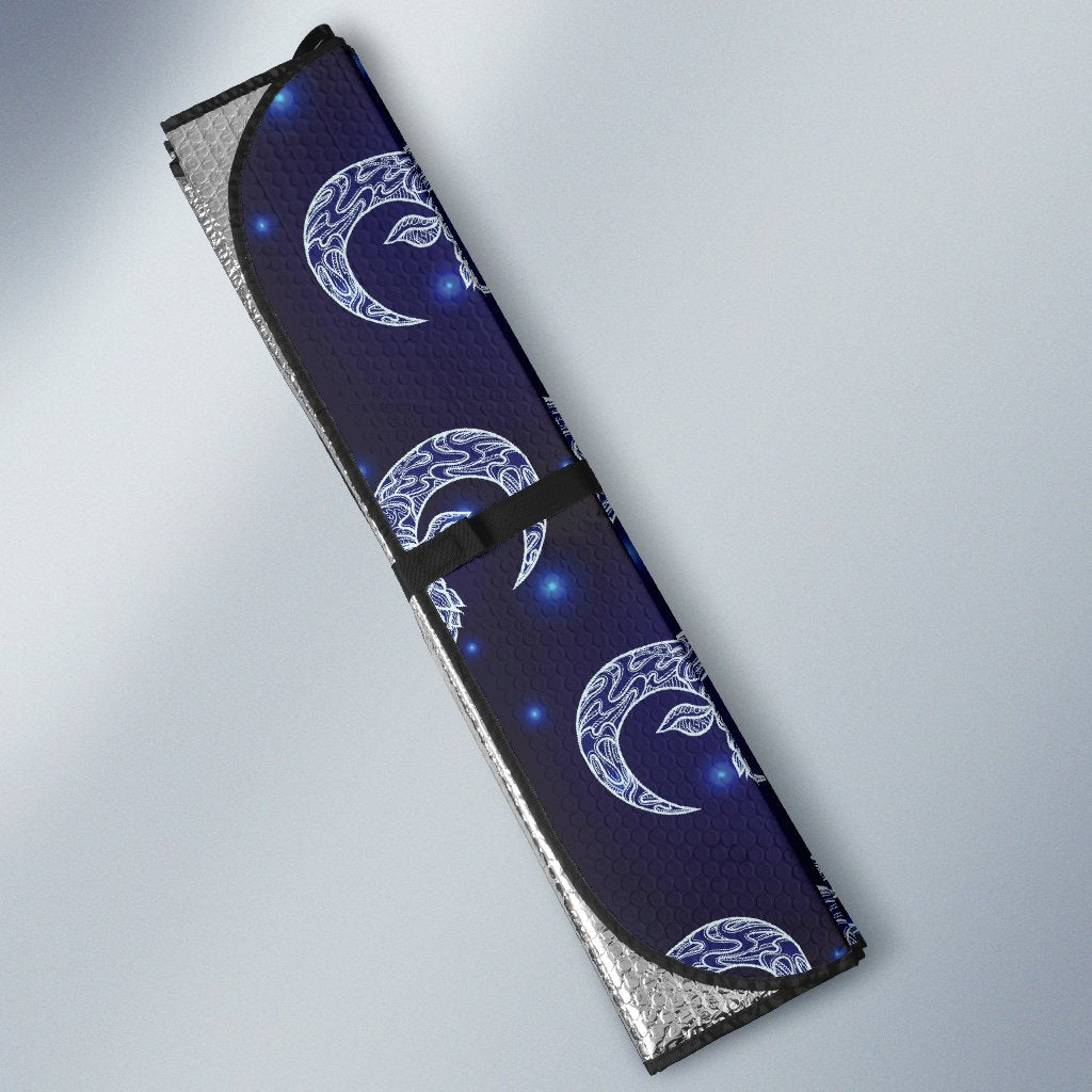 Aries Zodiac Pattern Print Design 01 Car Sun Shade-JORJUNE.COM