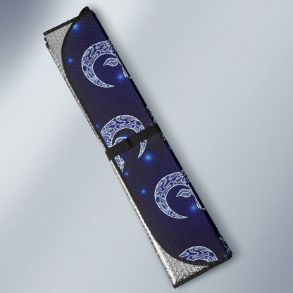 Aries Zodiac Pattern Print Design 01 Car Sun Shade-JORJUNE.COM