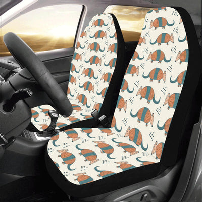 Armadillo Pattern Print Design 01 Car Seat Covers (Set of 2)-JORJUNE.COM