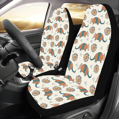 Armadillo Pattern Print Design 02 Car Seat Covers (Set of 2)-JORJUNE.COM