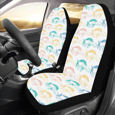 Armadillo Pattern Print Design 05 Car Seat Covers (Set of 2)-JORJUNE.COM