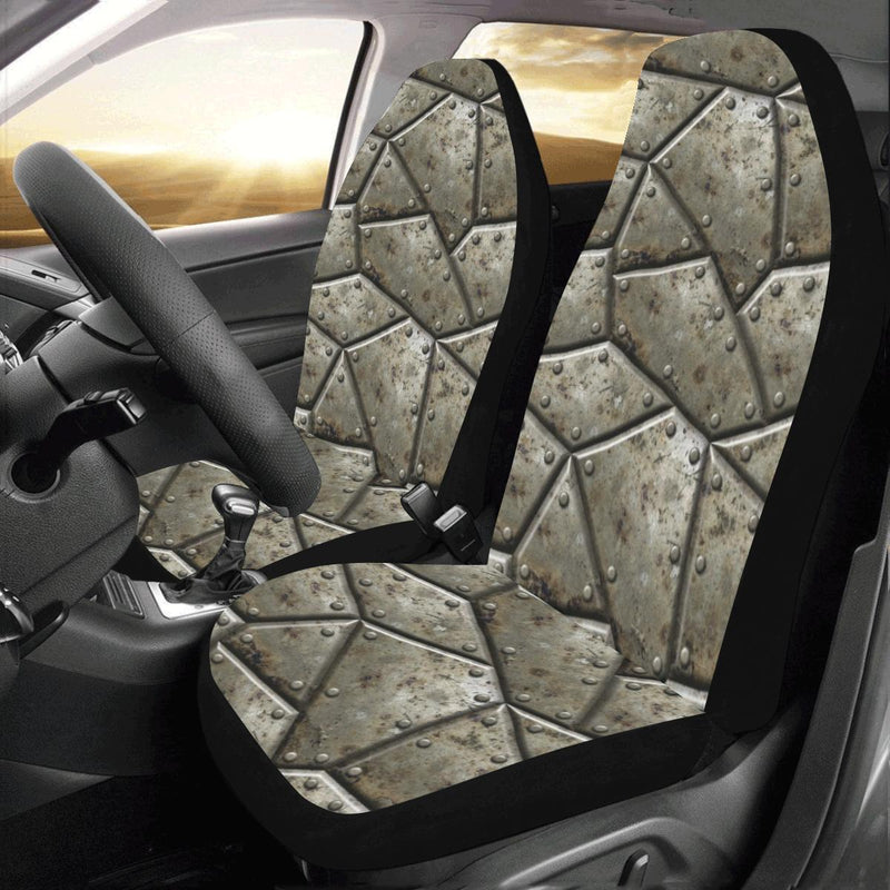 Armor Pattern Print Design 01 Car Seat Covers (Set of 2)-JORJUNE.COM