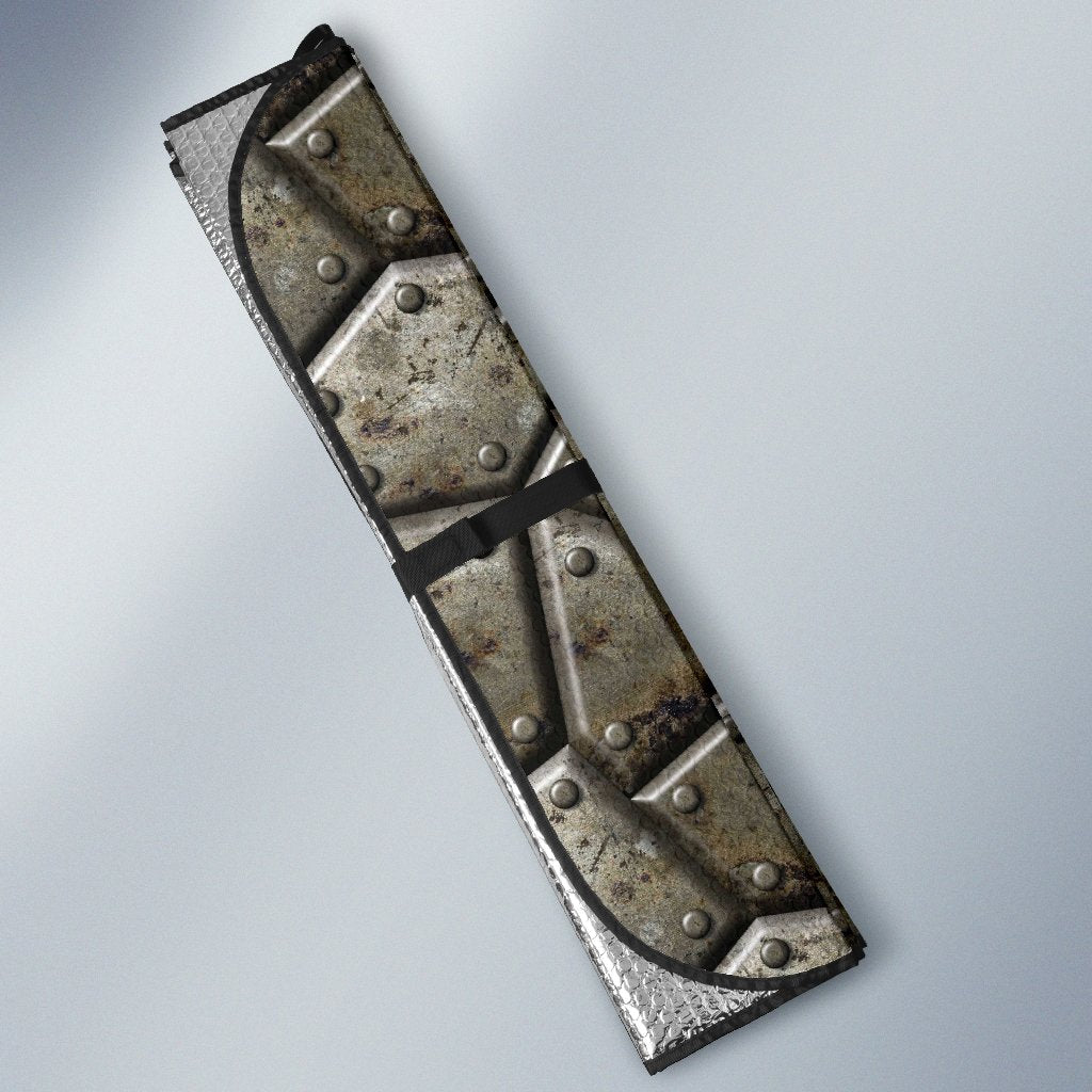 Armor Pattern Print Design 01 Car Sun Shade-JORJUNE.COM