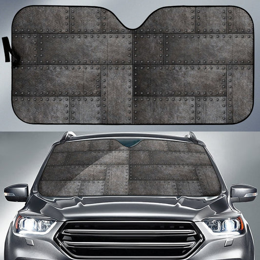 Armor Pattern Print Design 02 Car Sun Shade-JORJUNE.COM