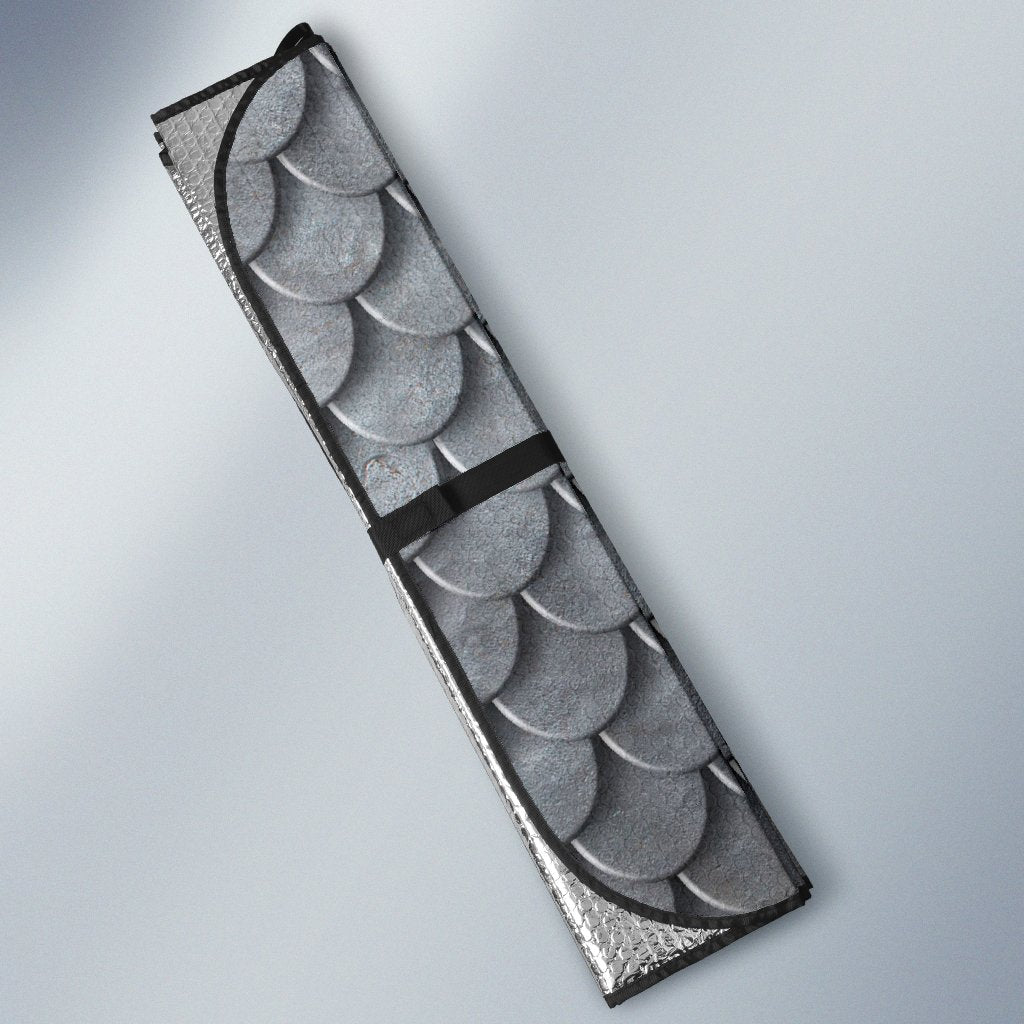 Armor Scales Pattern Print Design 03 Car Sun Shade-JORJUNE.COM