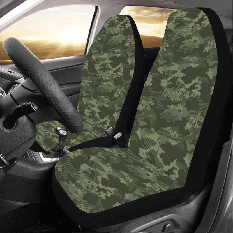 Army Camouflage Pattern Print Design 02 Car Seat Covers (Set of 2)-JORJUNE.COM