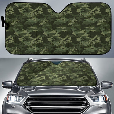 Army Camouflage Pattern Print Design 02 Car Sun Shade-JORJUNE.COM