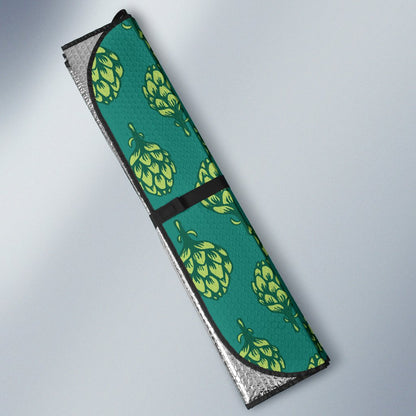 Artichoke Pattern Print Design 04 Car Sun Shade-JORJUNE.COM