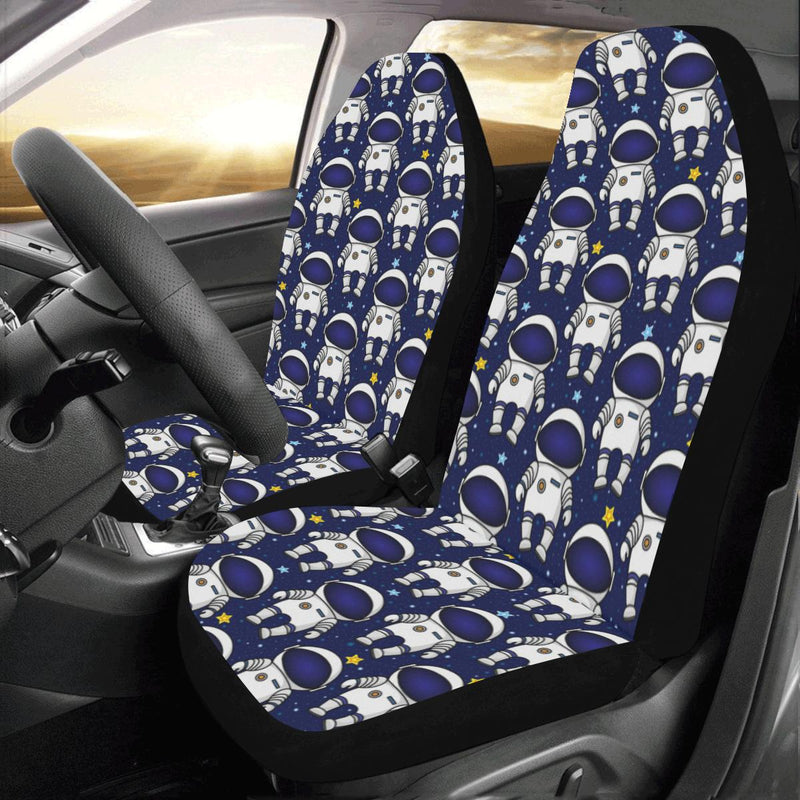 Astronaut Pattern Print Design 01 Car Seat Covers (Set of 2)-JORJUNE.COM