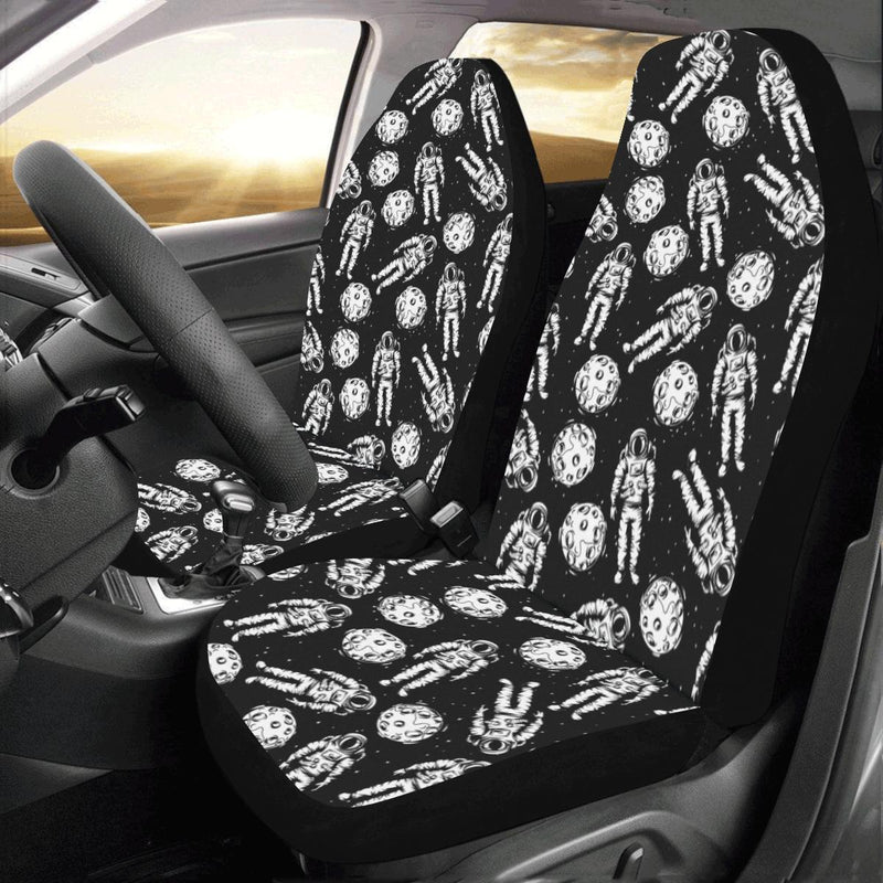 Astronaut Pattern Print Design 03 Car Seat Covers (Set of 2)-JORJUNE.COM