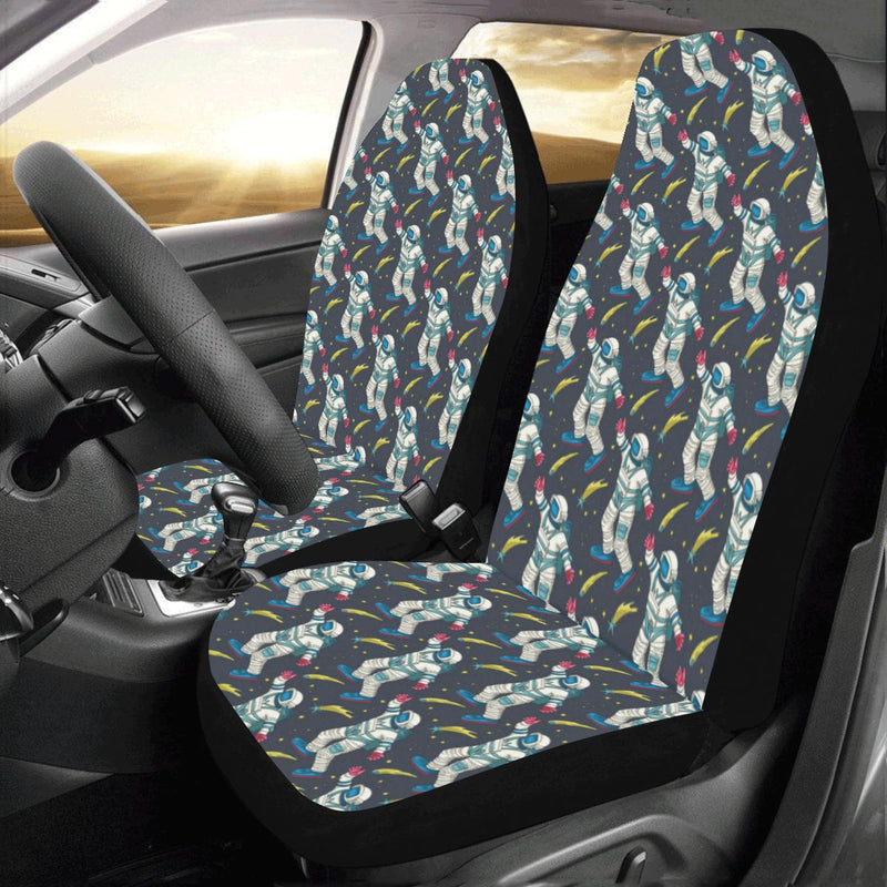 Astronaut Pattern Print Design 04 Car Seat Covers (Set of 2)-JORJUNE.COM