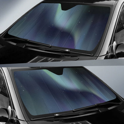Aurora Borealis Pattern Print Design 01 Car Sun Shade-JORJUNE.COM