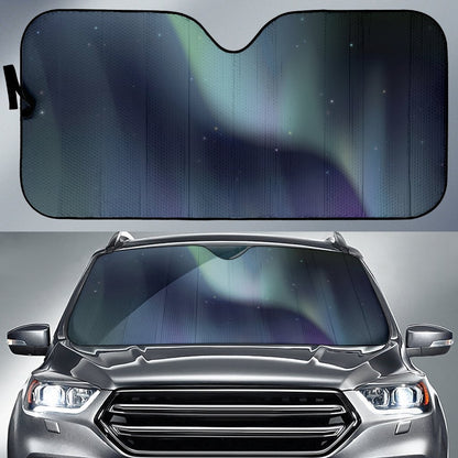 Aurora Borealis Pattern Print Design 01 Car Sun Shade-JORJUNE.COM