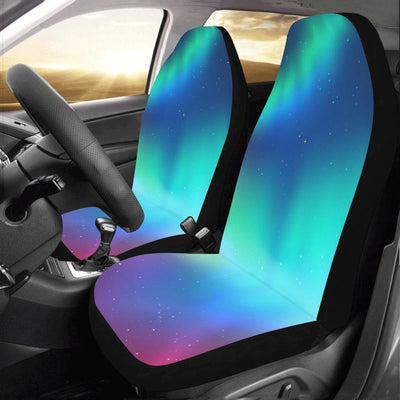 Aurora Borealis Pattern Print Design 02 Car Seat Covers (Set of 2)-JORJUNE.COM